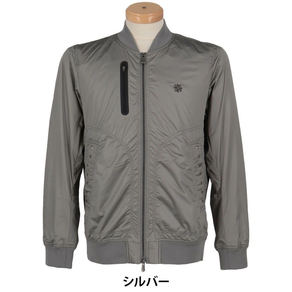 セントアンドリュース St ANDREWS　メンズ CRAFTEVO FLUX ストレッチ サテン 長袖 ブルゾン 042-2220901 シルバー