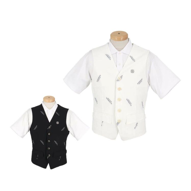 [75％OFF] ゴルフウェア　セントアンドリュース メンズ ロゴジャガード ジレ 042-2258901 セントアンドリュース St ANDREWS メンズ ロゴジャガード ジレ 042