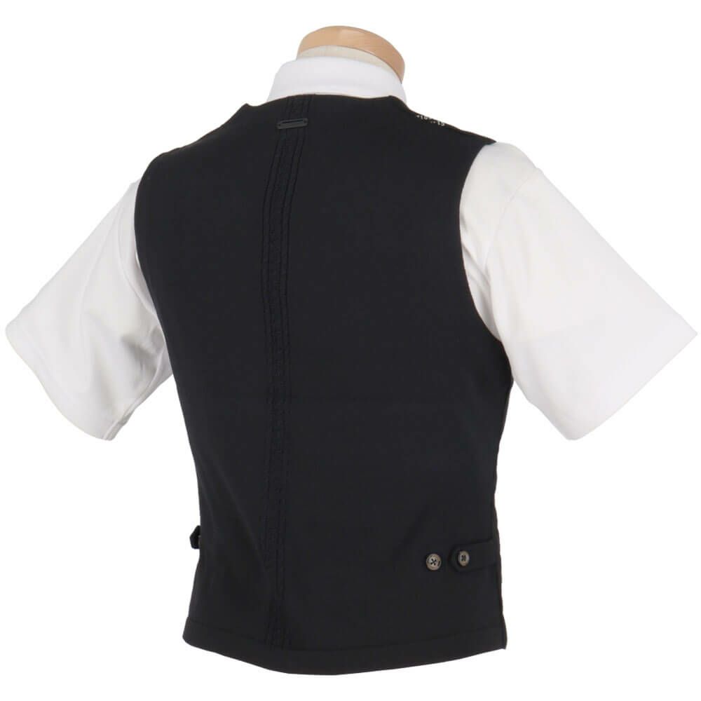 セントアンドリュース St ANDREWS　メンズ ロゴジャガード ジレ 042-2258901 詳細2