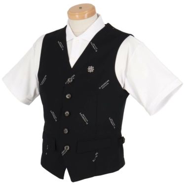 セントアンドリュース St ANDREWS　メンズ ロゴジャガード ジレ 042-2258901 詳細3