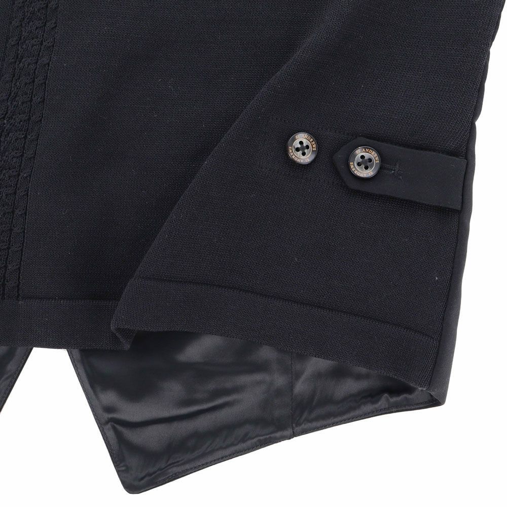 セントアンドリュース St ANDREWS　メンズ ロゴジャガード ジレ 042-2258901 詳細5