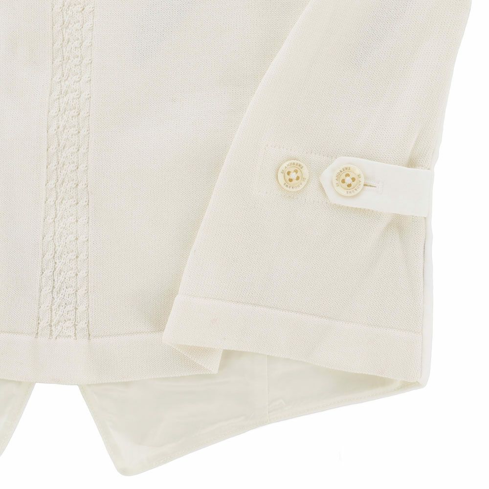 セントアンドリュース St ANDREWS　メンズ ロゴジャガード ジレ 042-2258901 詳細12