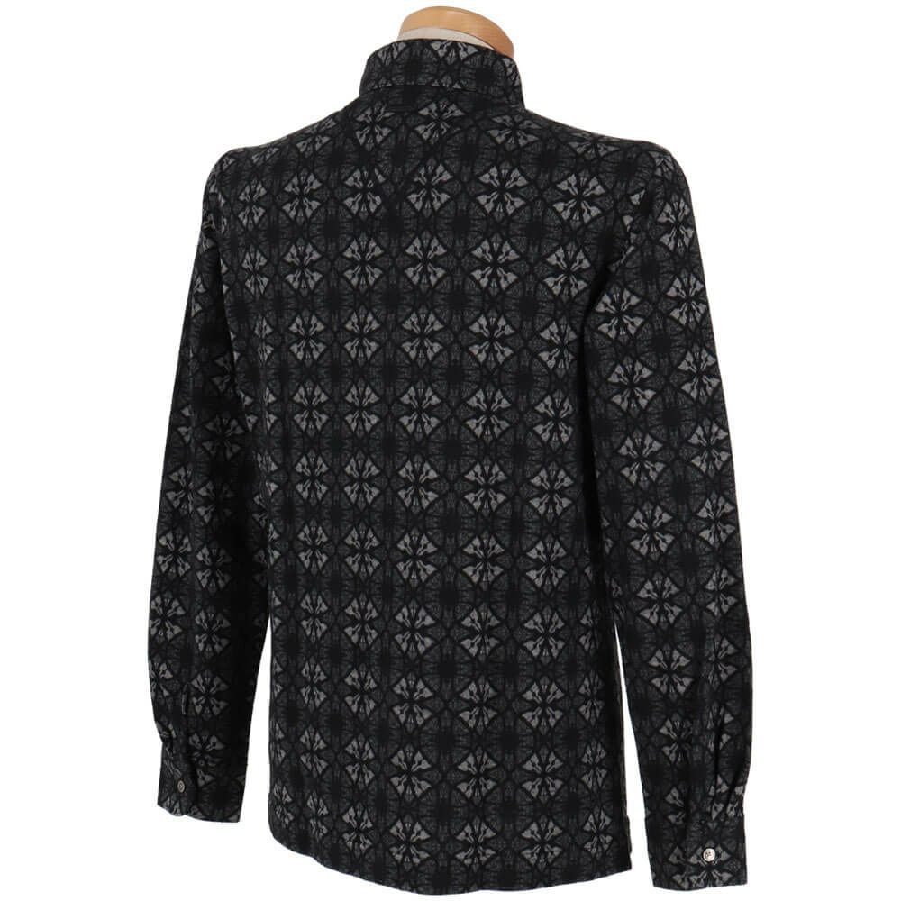 セントアンドリュース St ANDREWS　メンズ エディンパラン ステンドグラス ジャガード 長袖 ポロシャツ 042-2261003 詳細2