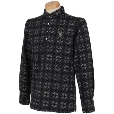 セントアンドリュース St ANDREWS　メンズ エディンパラン ステンドグラス ジャガード 長袖 ポロシャツ 042-2261003 詳細3