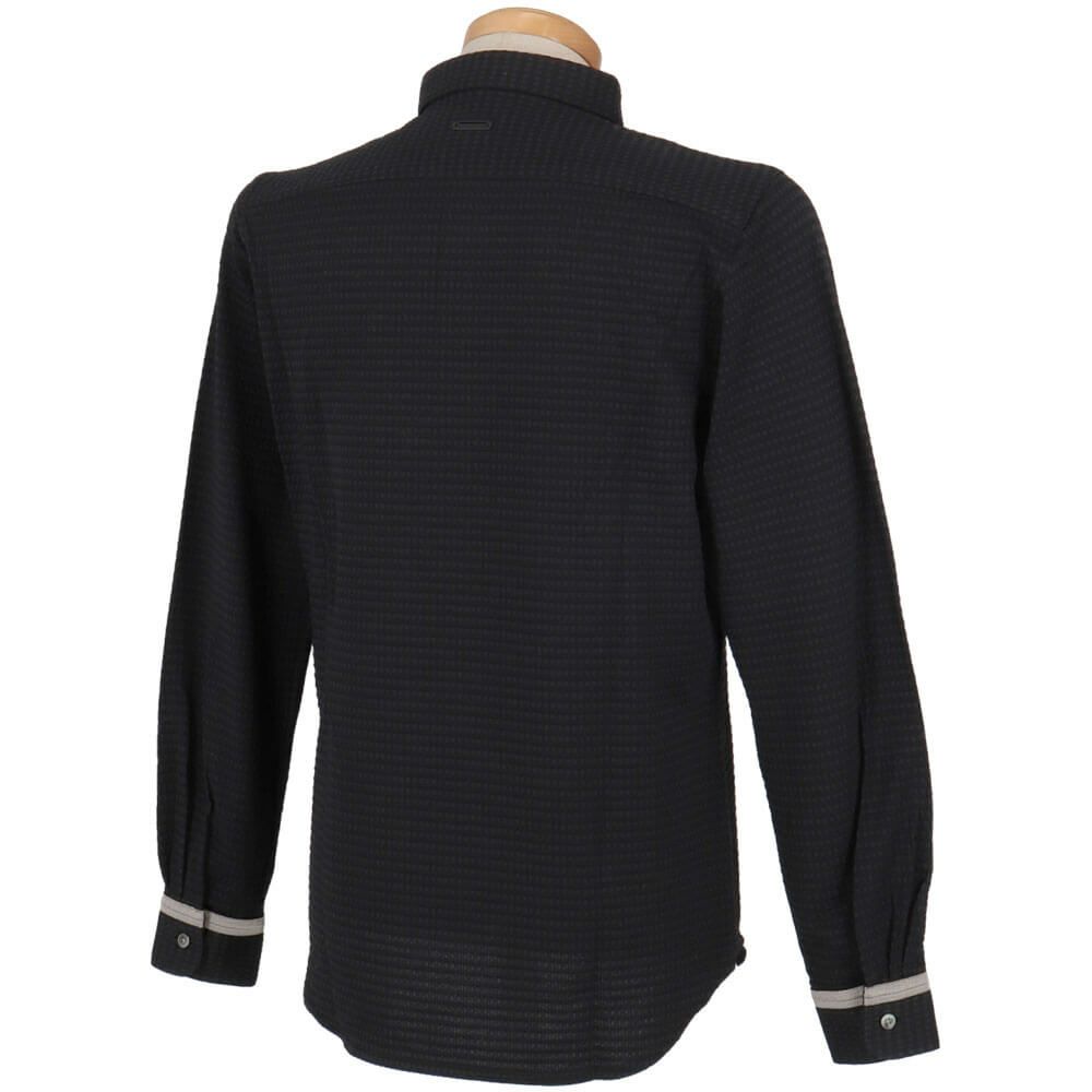 セントアンドリュース St ANDREWS　メンズ サッカー ストレッチ 長袖 ポロシャツ 042-2261101 詳細2