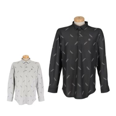 セントアンドリュース St ANDREWS　メンズ ロゴジャガード 長袖 ポロシャツ 042-2261901 詳細1