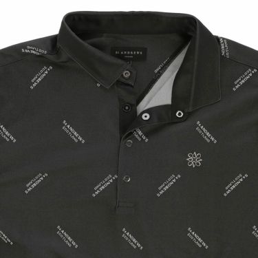 セントアンドリュース St ANDREWS　メンズ ロゴジャガード 長袖 ポロシャツ 042-2261901 詳細4