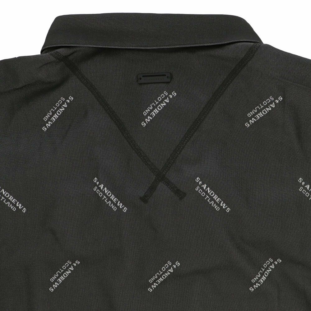 セントアンドリュース St ANDREWS　メンズ ロゴジャガード 長袖 ポロシャツ 042-2261901 詳細5