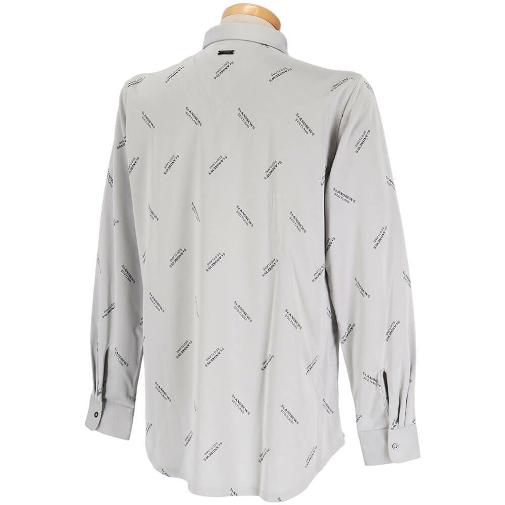 セントアンドリュース St ANDREWS　メンズ ロゴジャガード 長袖 ポロシャツ 042-2261901 詳細6