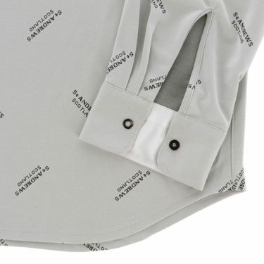 セントアンドリュース St ANDREWS　メンズ ロゴジャガード 長袖 ポロシャツ 042-2261901 詳細10