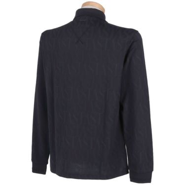 セントアンドリュース St ANDREWS　メンズ STAシルエット 総柄ジャガード 長袖 ポロシャツ 042-2261951 詳細2