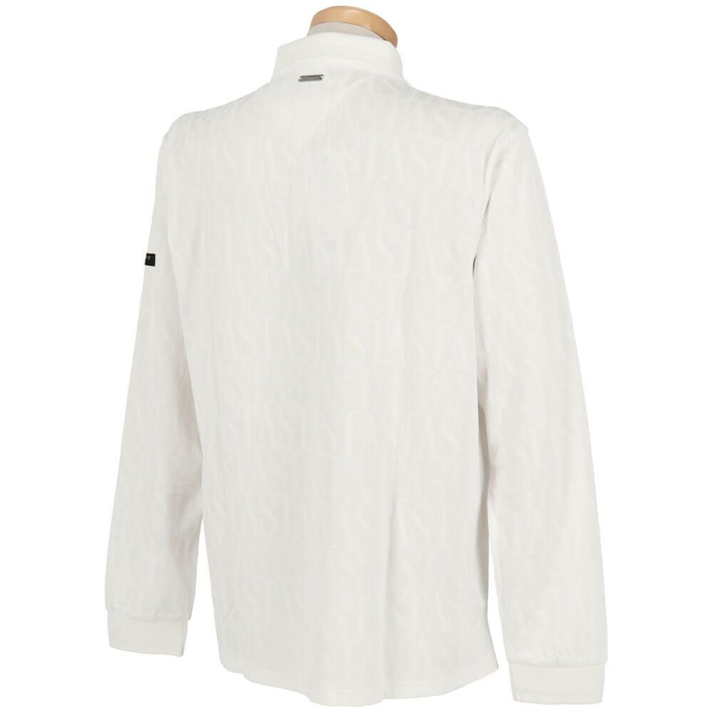 セントアンドリュース St ANDREWS　メンズ STAシルエット 総柄ジャガード 長袖 ポロシャツ 042-2261951 詳細4