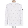セントアンドリュース St ANDREWS　メンズ ベア天竺 ロゴプリント 長袖 ハイネックシャツ 042-2266953 ホワイト
