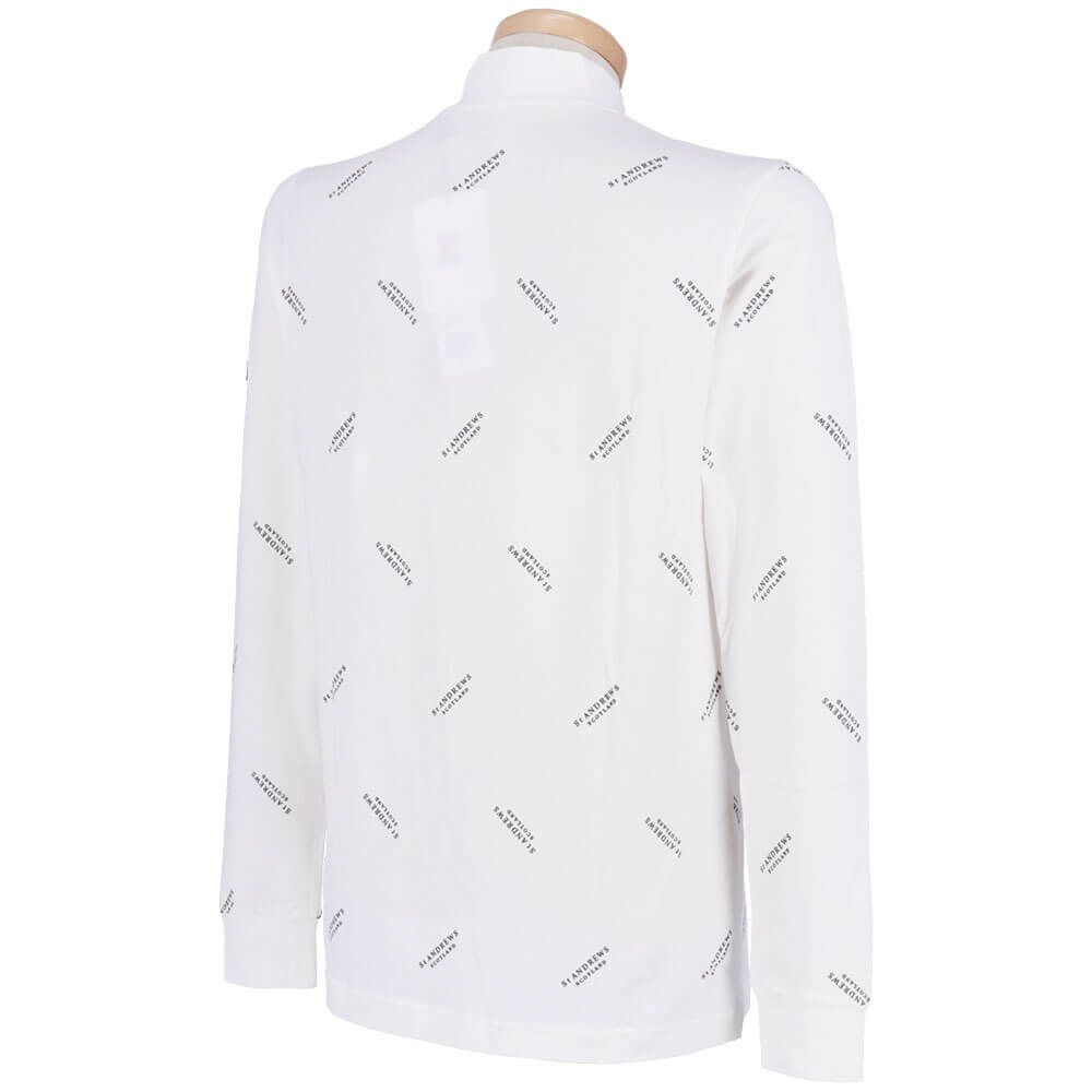 セントアンドリュース St ANDREWS　メンズ ベア天竺 ロゴプリント 長袖 ハイネックシャツ 042-2266953 詳細4