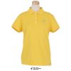 セントアンドリュース StANDREWS レディースシャツ リブ衿 鹿の子 半袖 ポロシャツ 042-1960104 イエロー