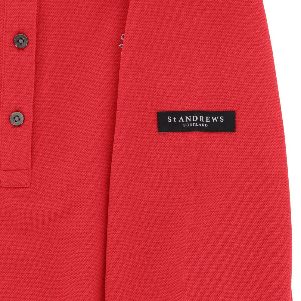 セントアンドリュース StANDREWS レディースシャツ ロゴ刺繍 長袖ポロシャツ 043-0261952 詳細5