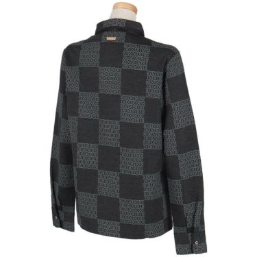 セントアンドリュース StANDREWS レディースシャツ ホースビット柄 長袖ポロシャツ 043-1261004 詳細1