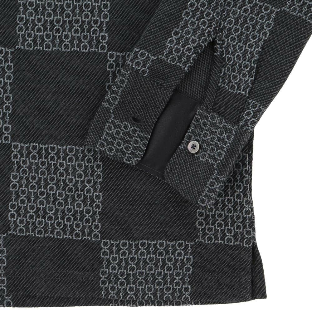 セントアンドリュース StANDREWS レディースシャツ ホースビット柄 長袖ポロシャツ 043-1261004 詳細6