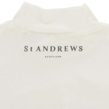 セントアンドリュース StANDREWS レディースシャツ プレミアウォーム ラメロゴプリント 長袖 ハイネックシャツ 043-2166252 詳細4
