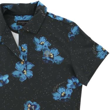 セントアンドリュース StANDREWS レディースシャツ ストレッチ フラワープリント 半袖 ポロシャツ 043-2260606 詳細6