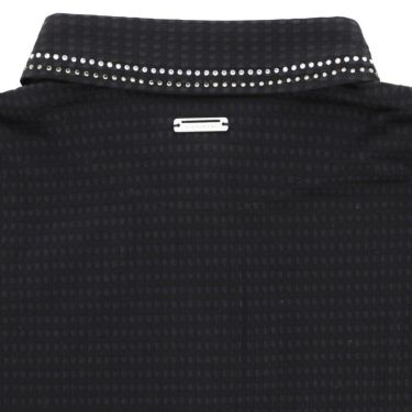 セントアンドリュース StANDREWS レディースシャツ サッカー生地 ラインストーン ストレッチ 長袖ポロシャツ 043-2261102 詳細5