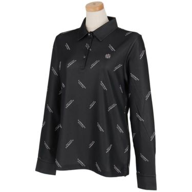 セントアンドリュース StANDREWS レディースシャツ ロゴジャガード 長袖ポロシャツ 043-2261902 詳細3