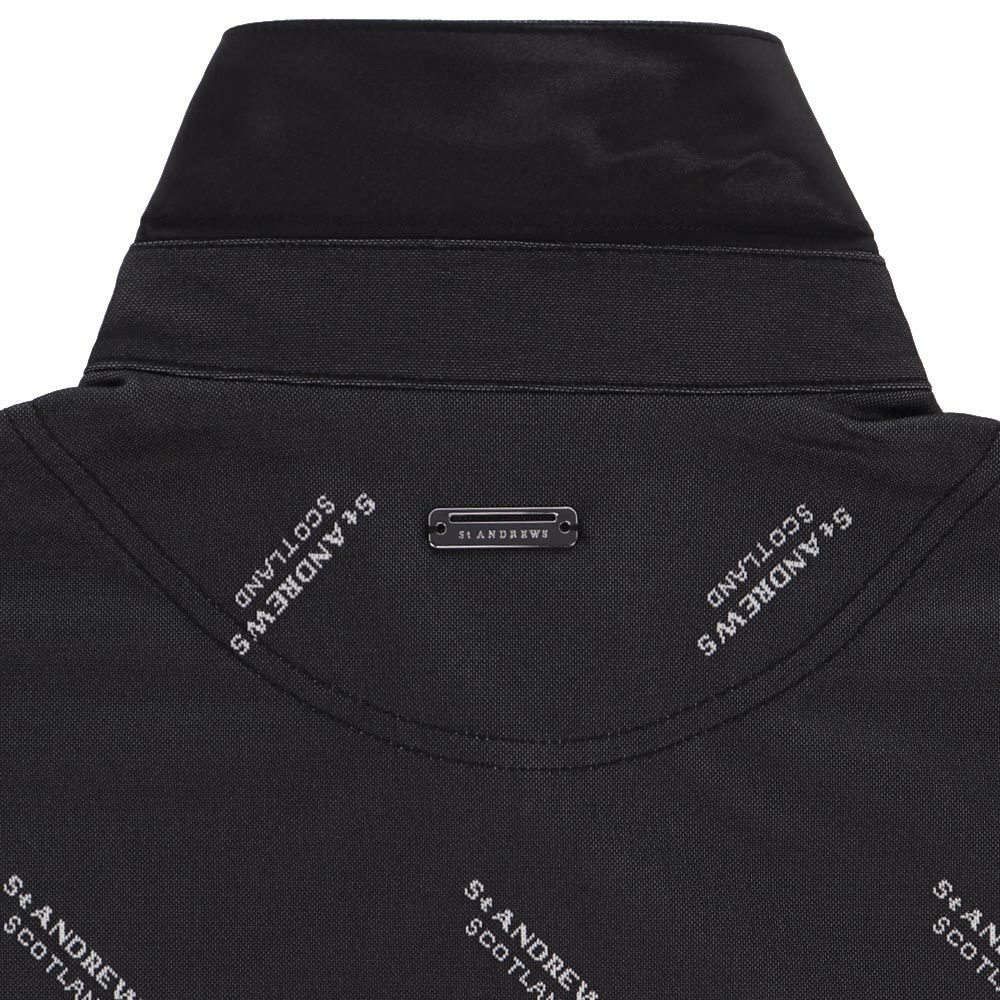 セントアンドリュース StANDREWS レディースシャツ ロゴジャガード 長袖ポロシャツ 043-2261902 詳細6