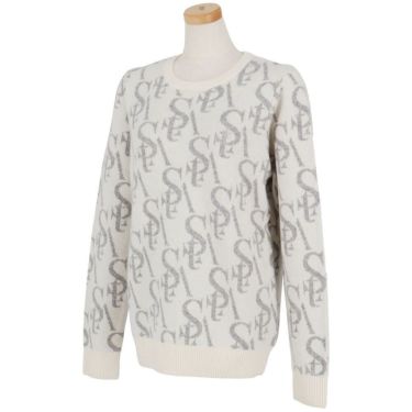 セントアンドリュース StANDREWS レディースシャツ モノグラム柄 ジャガード カシミヤ 長袖 クルーネック セーター 043-2270102 詳細5