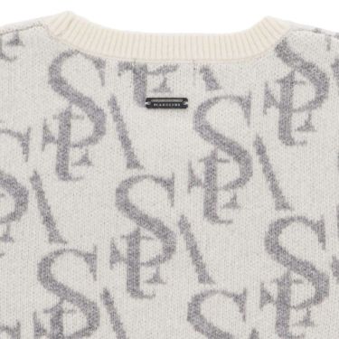 セントアンドリュース StANDREWS レディースシャツ モノグラム柄 ジャガード カシミヤ 長袖 クルーネック セーター 043-2270102 詳細7