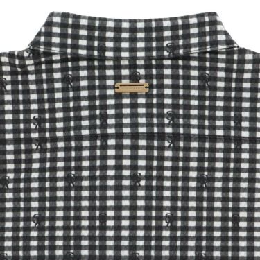 セントアンドリュース StANDREWS レディースシャツ チェック柄 ジャガード 長袖ポロシャツ 043-9261910 詳細5