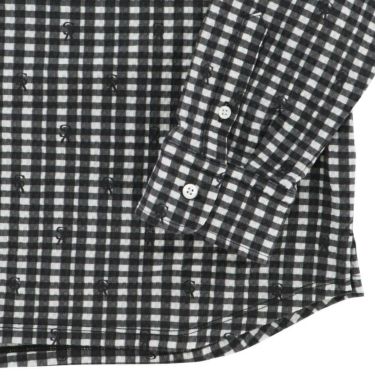 セントアンドリュース StANDREWS レディースシャツ チェック柄 ジャガード 長袖ポロシャツ 043-9261910 詳細6