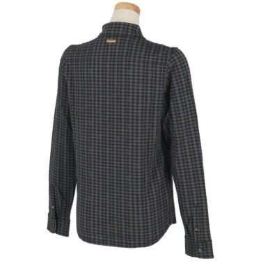 セントアンドリュース StANDREWS レディースシャツ チェック柄 ジャガード 長袖ポロシャツ 043-9261910 詳細7