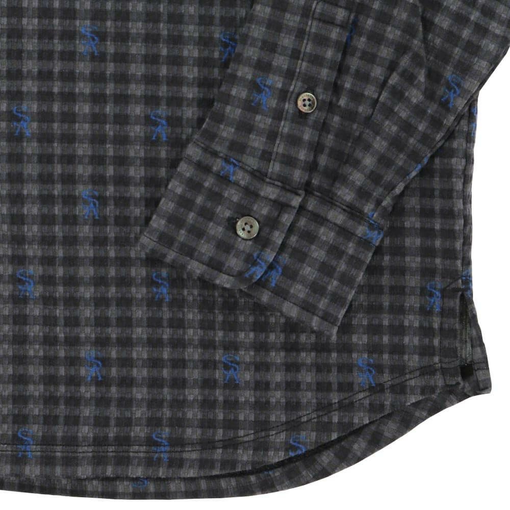 セントアンドリュース StANDREWS レディースシャツ チェック柄 ジャガード 長袖ポロシャツ 043-9261910 詳細11