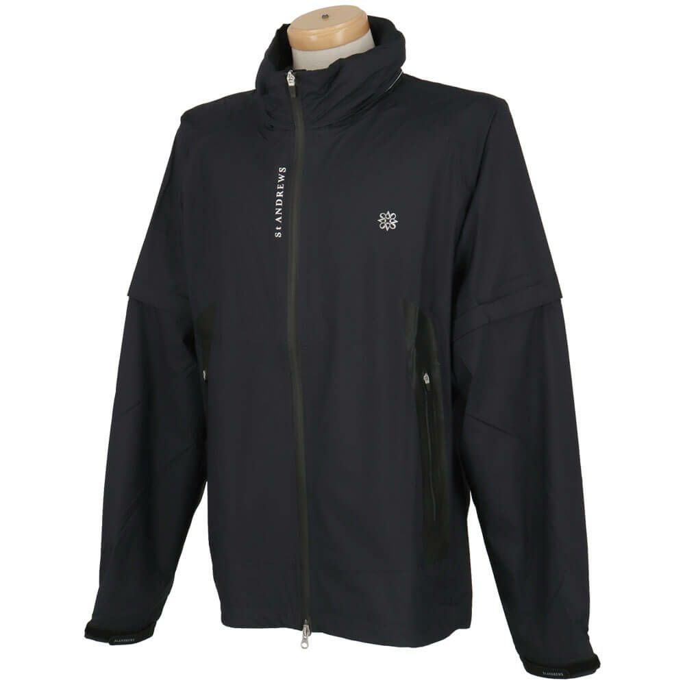 セントアンドリュース St ANDREWS　メンズ 2WAY レインブルゾン 収納袋付き 042-1988301  詳細4