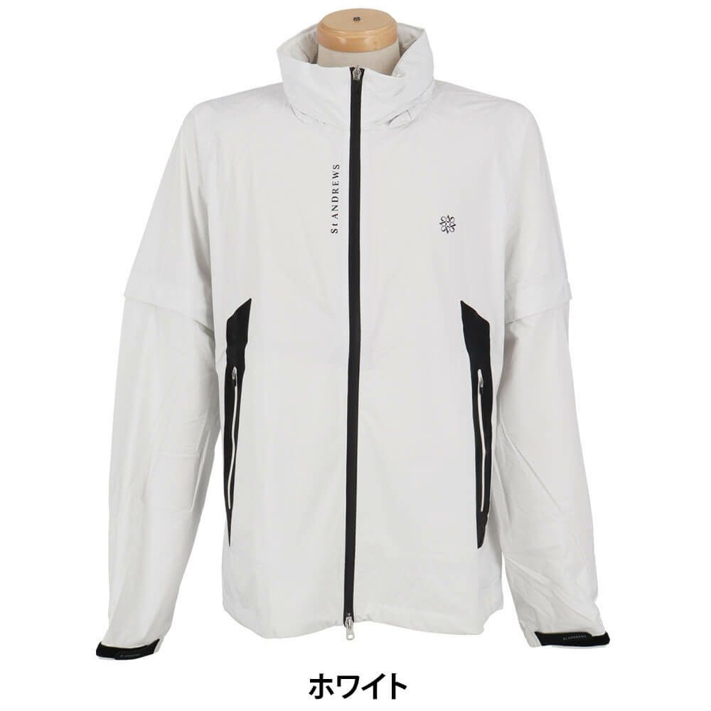 セントアンドリュース St ANDREWS　メンズ 2WAY レインブルゾン 収納袋付き 042-1988301  詳細7