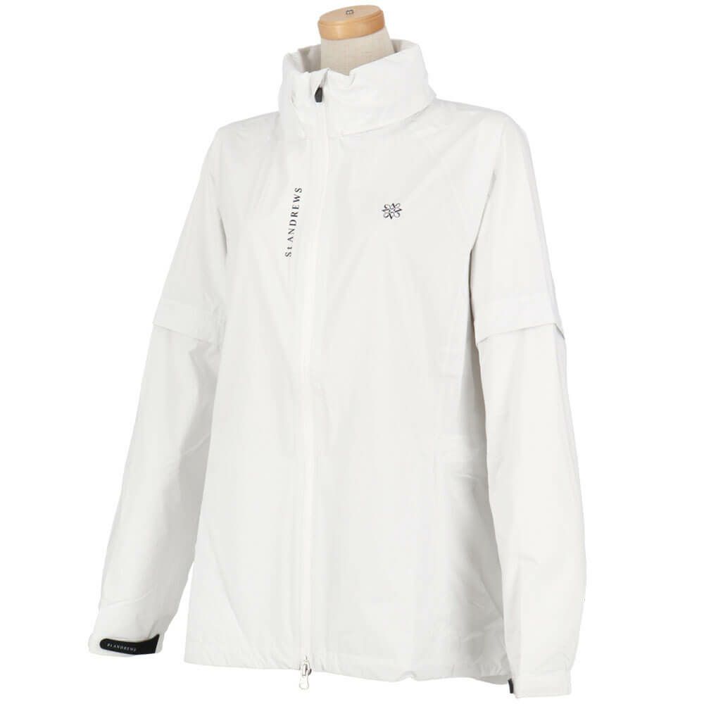 セントアンドリュース St ANDREWS　レディース 2WAY レインブルゾン  収納袋付き 042-1988302  詳細12