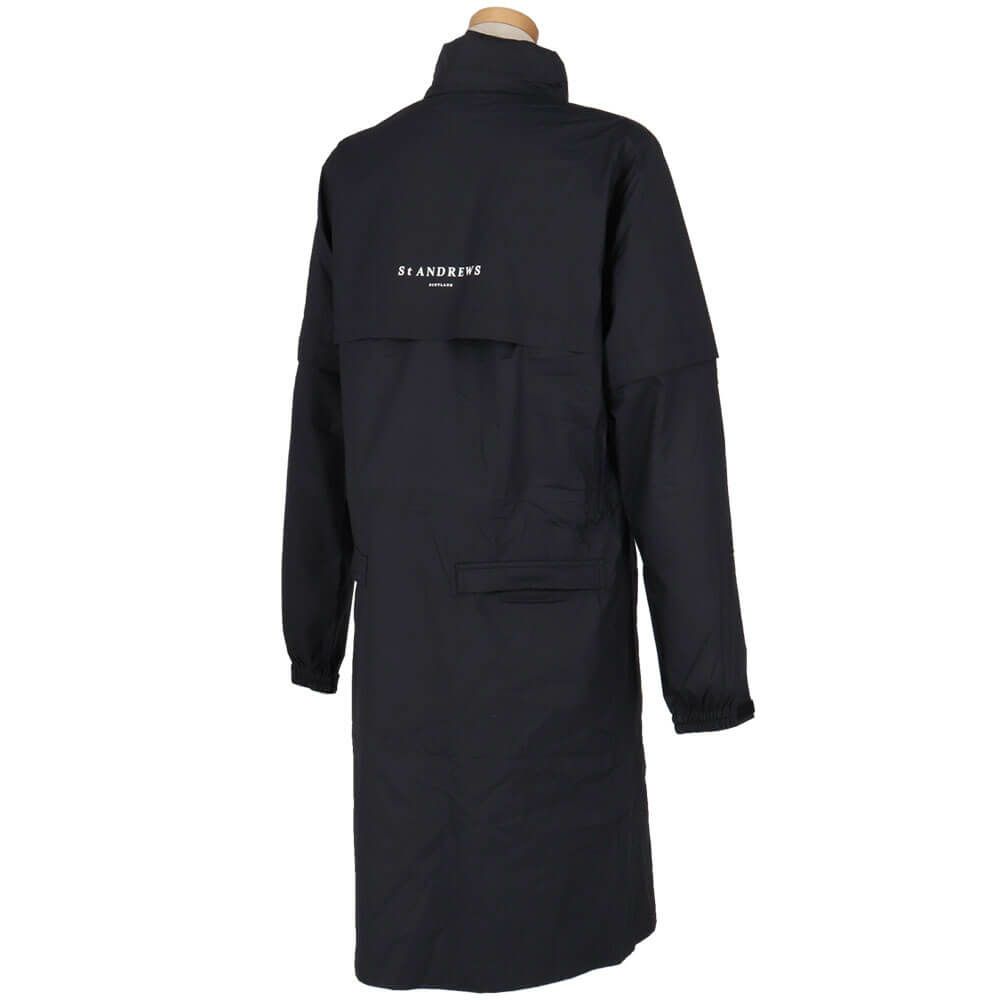 セントアンドリュース St ANDREWS　レディース レッグカバー付き 2WAY レインワンピース 収納袋 042-2988300  詳細3