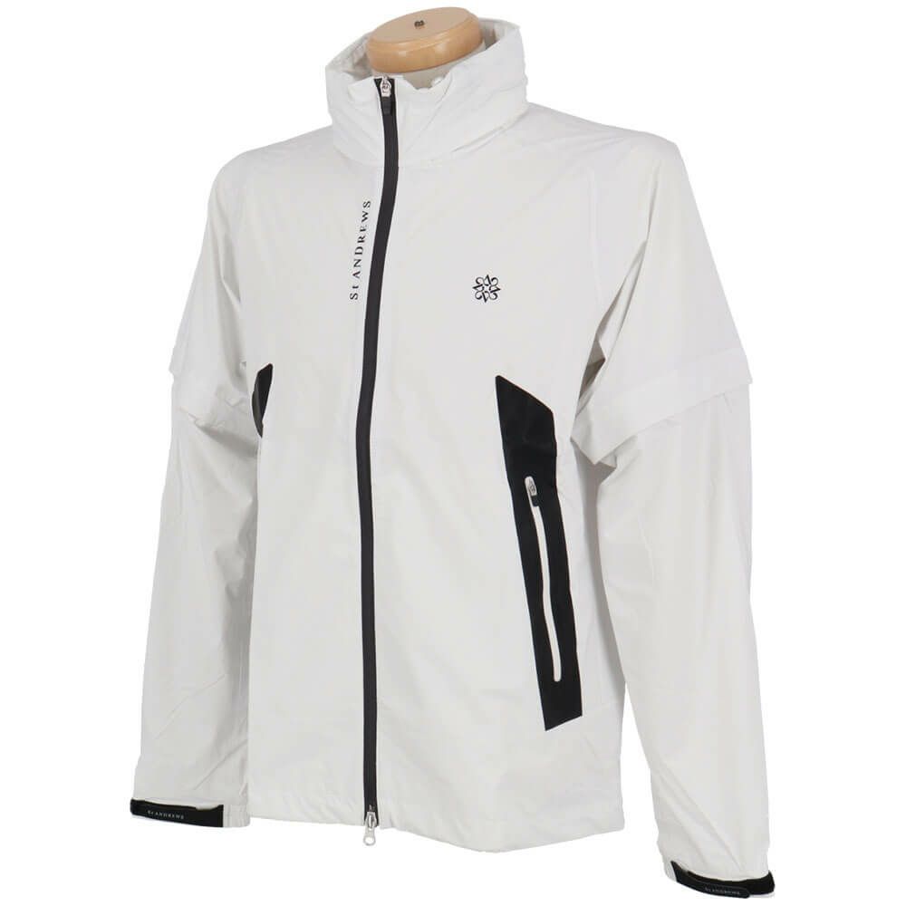 セントアンドリュース St ANDREWS　メンズ 2WAY レインブルゾン 収納袋付き 042-2988301  詳細4
