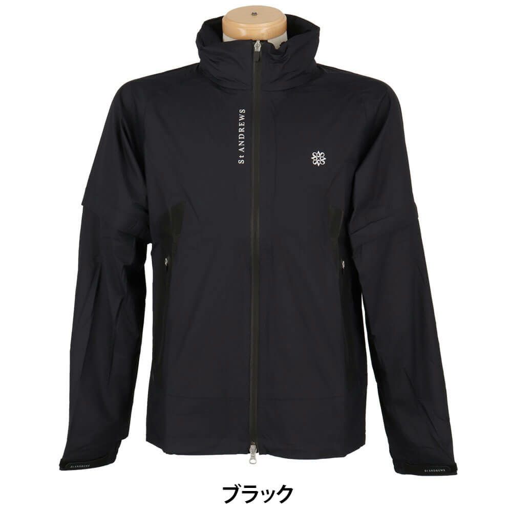 セントアンドリュース St ANDREWS　メンズ 2WAY レインブルゾン 収納袋付き 042-2988301  詳細7