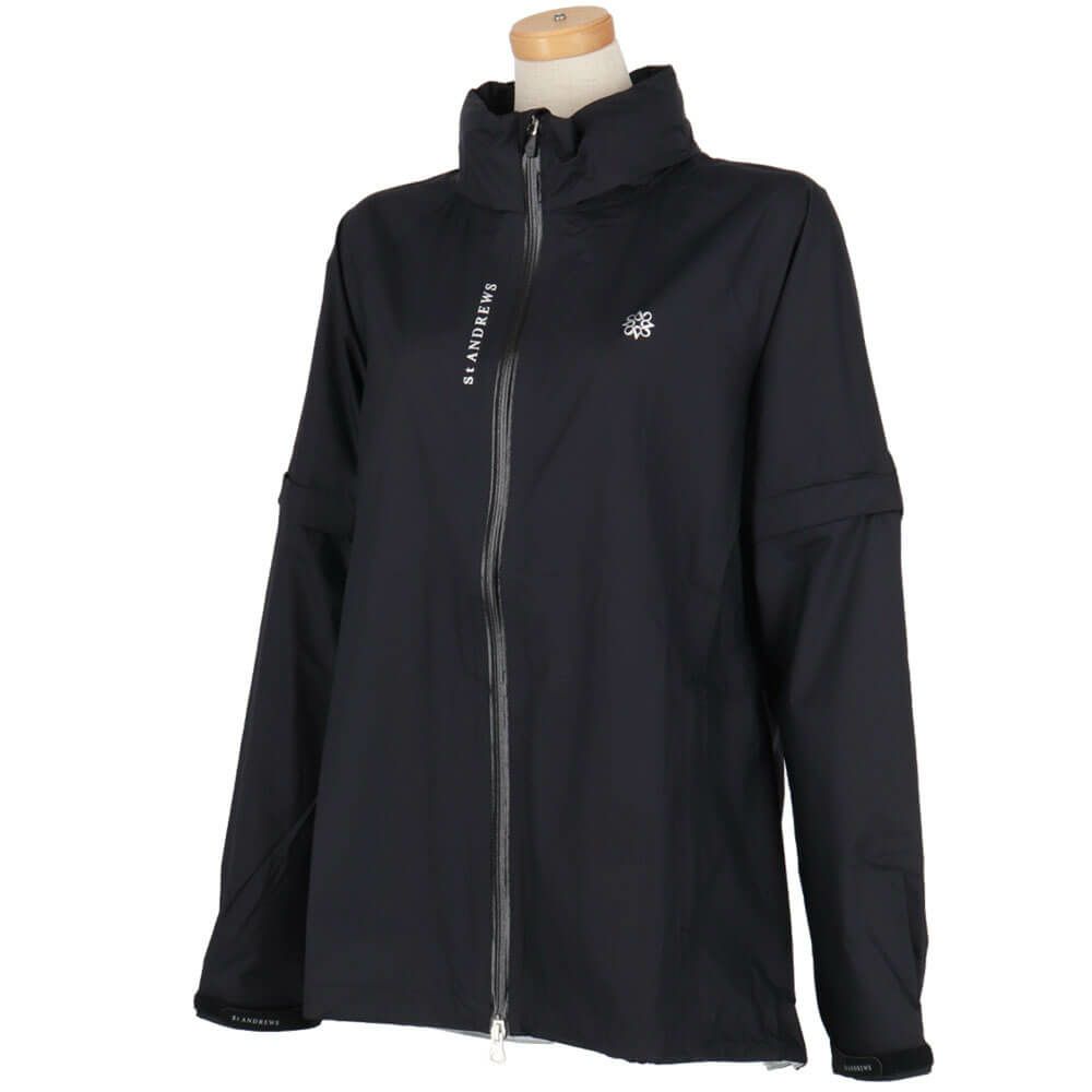 セントアンドリュース St ANDREWS　レディース 2WAY レインブルゾン 収納袋付き 042-2988302  詳細4
