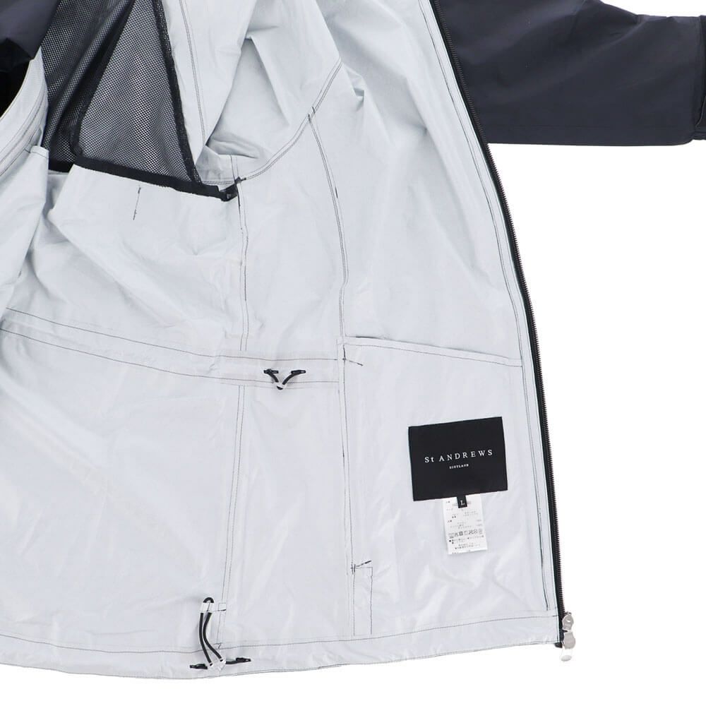 セントアンドリュース St ANDREWS　レディース 2WAY レインブルゾン 収納袋付き 042-2988302  詳細11