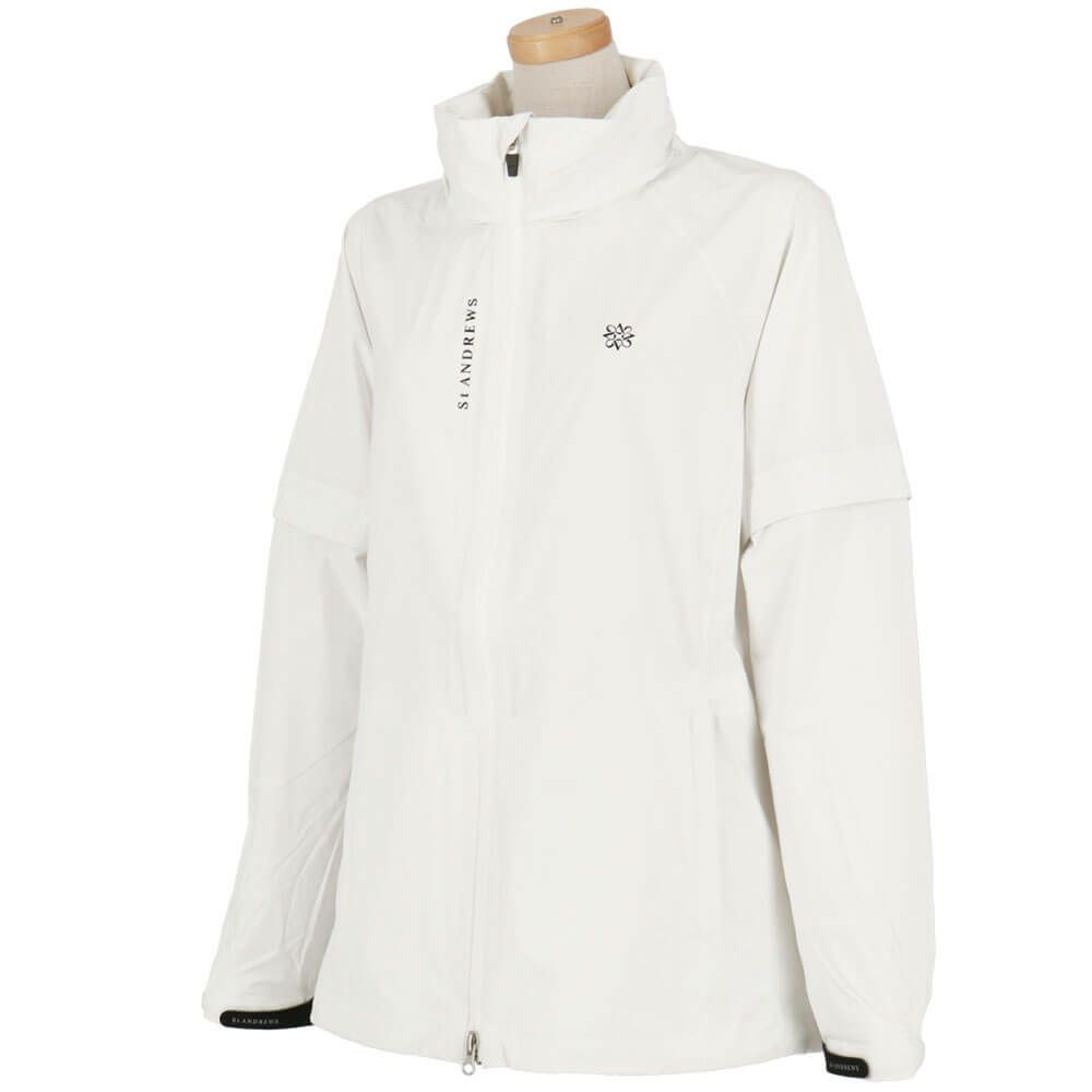 セントアンドリュース St ANDREWS　レディース 2WAY レインブルゾン 収納袋付き 042-2988302  詳細16