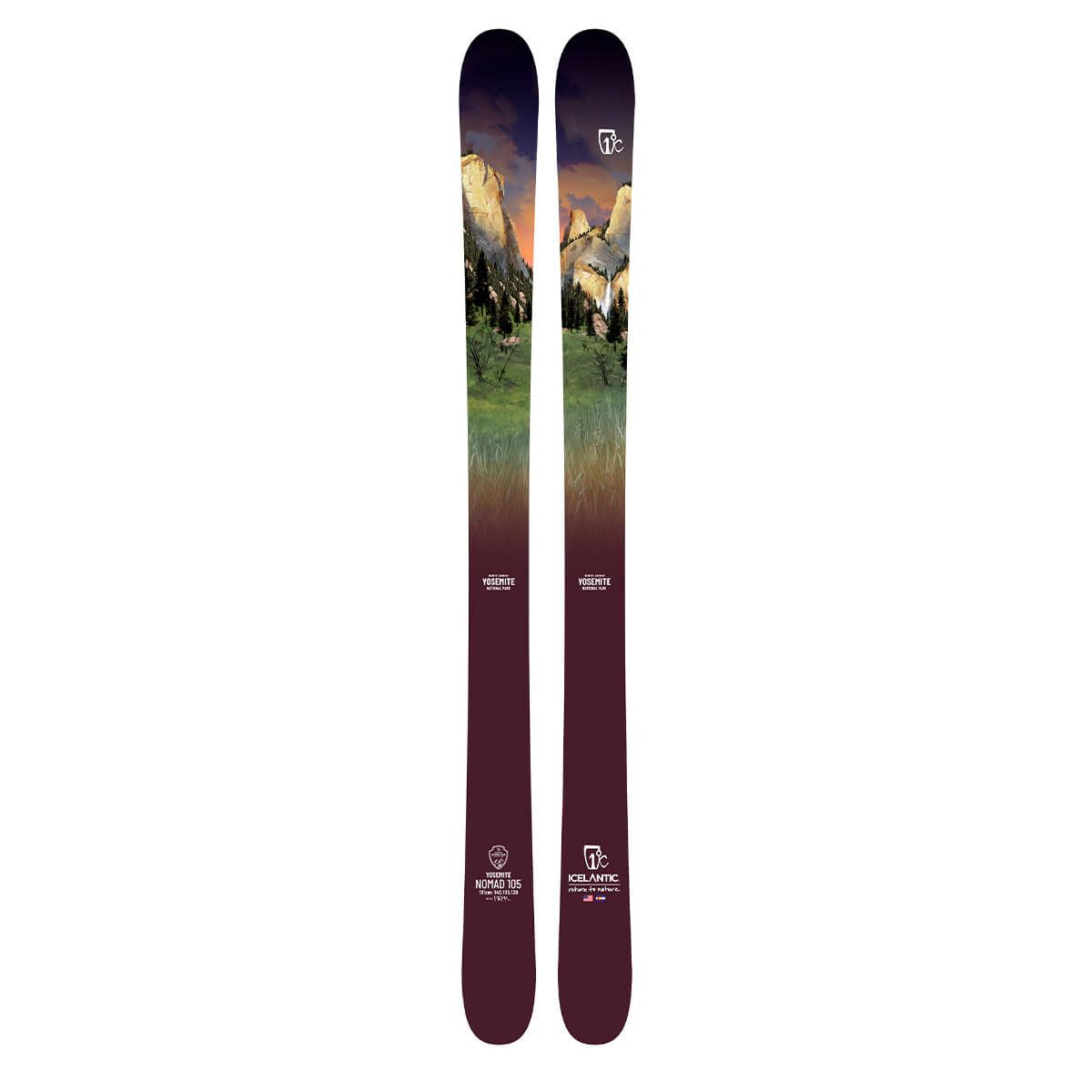アイスランティック ICELANTIC　YOSEMITE NOMAD 105 ノマド 105 Limited Collection　スキー板 単品  詳細2