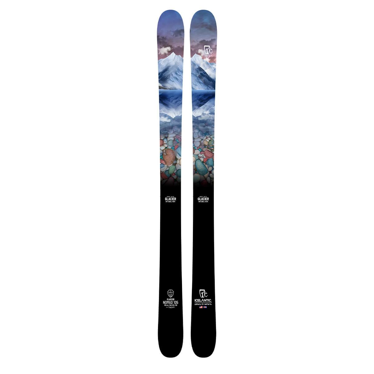 アイスランティック ICELANTIC　GLACIER NOMAD 105 ノマド 105 Limited Collection　スキー板 単品  詳細2