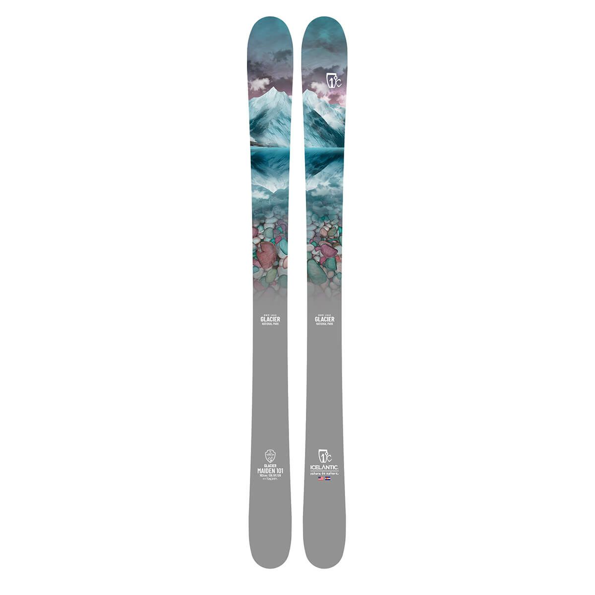 アイスランティック ICELANTIC　GLACIER MAIDEN 101 メイデン 101 Limited Collection　スキー板 単品  詳細2