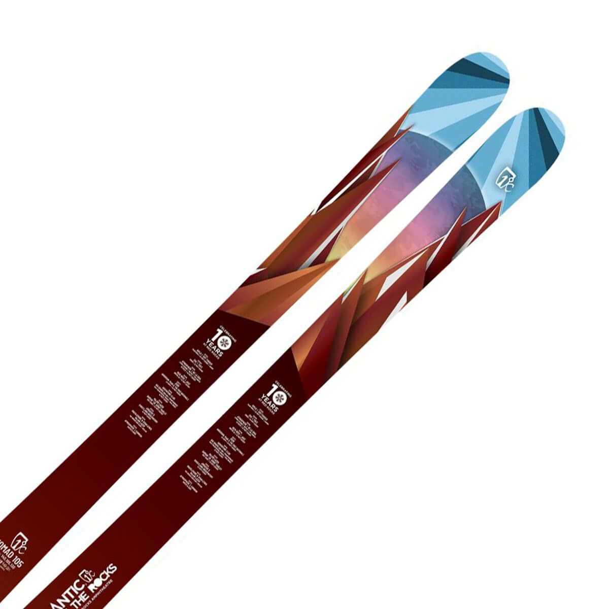 アイスランティック ICELANTIC　10-Year WOTR Nomad 105 ノマド 105 Limited Collection　スキー板 単品  詳細3