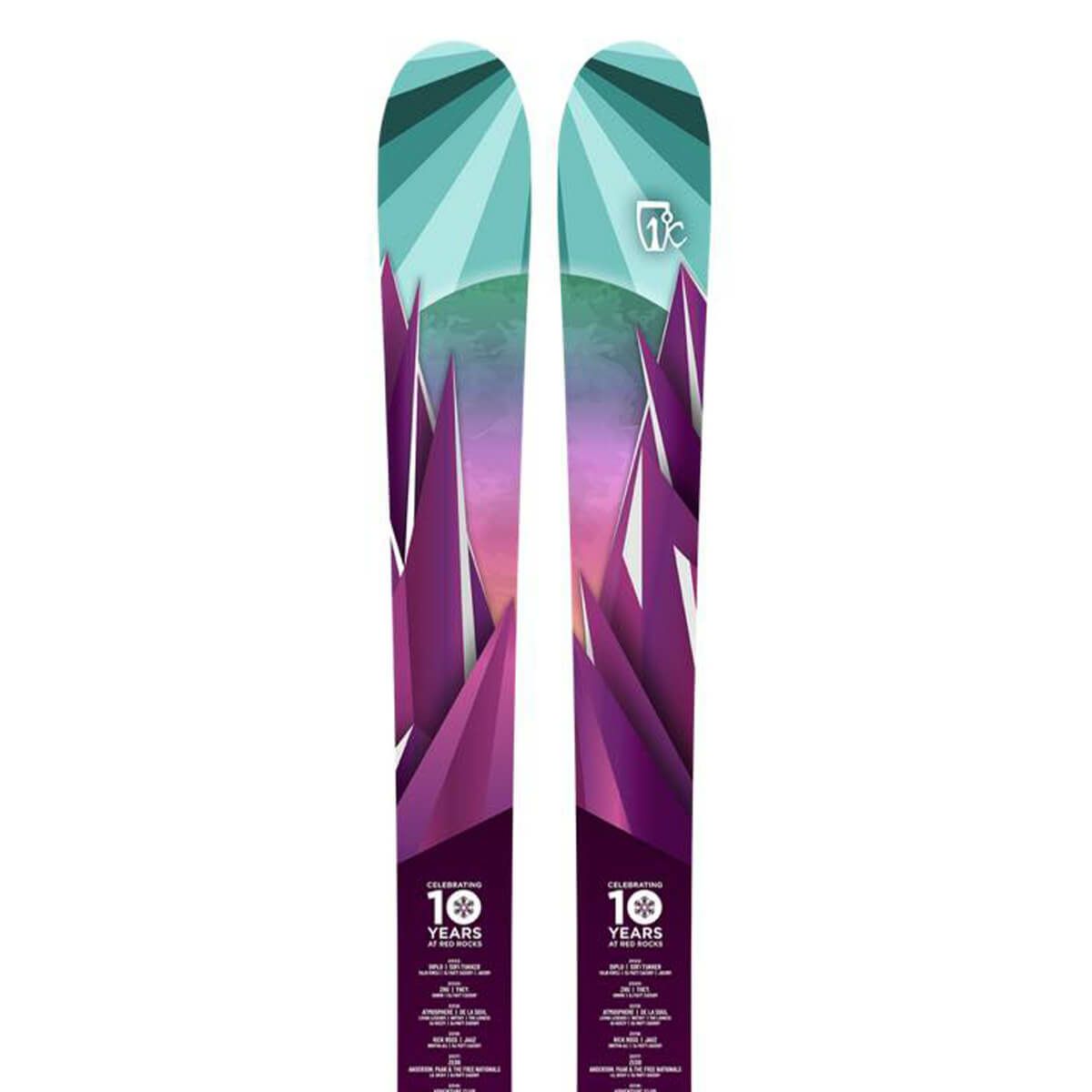 リ*ウ様 シーズン前値下げ ICELANTIC メイデン 101 169cm Icelantic Skis Maiden 101 Skis - Yosemite National Park Special
