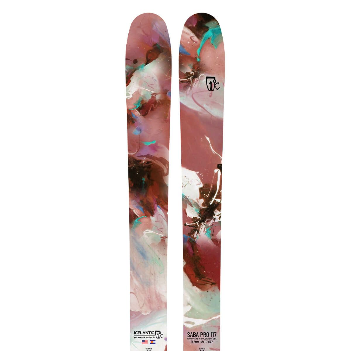 アイスランティック ICELANTIC　SABA PRO 117 サバプロ 117　スキー板 単品 2024-2025