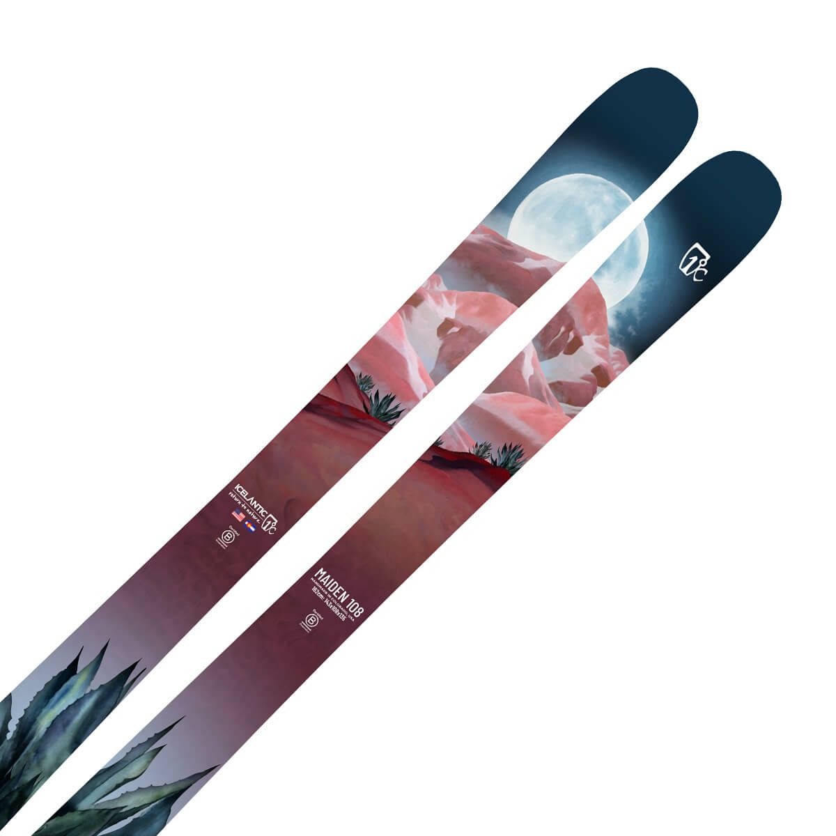 アイスランティック ICELANTIC　MAIDEN 108 メイデン 108　スキー板 単品 2024-2025 詳細3