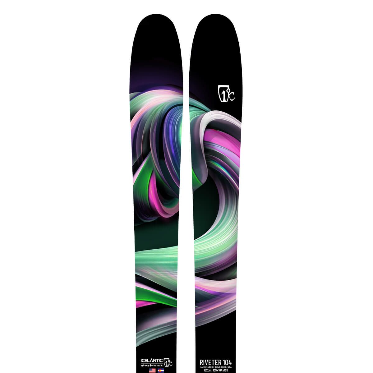 アイスランティック ICELANTIC　RIVETER 104 リベータ― 104　スキー板 単品 2025-2026